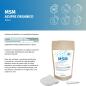 Preview: MSM Pulver hochdosiert – Organischer Schwefel – Vegan