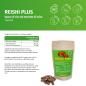 Preview: Reishi Sporenextrakt mit Olivenblattextrakt Kapseln. Vegan.
