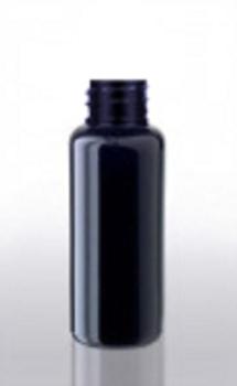 Violettglasflasche Mironglas Lichtschutz ohne Verschluss, 50 ml