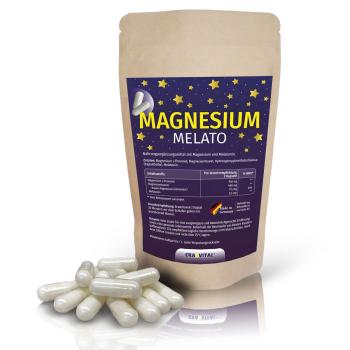 Magnesium Melato mit Melatonin, Kapseln - für besseren Schlaf