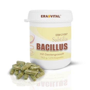 Bacillus Subtilis DSM 21097 mit Gerstengrassaftpulver Kapseln - Vegan