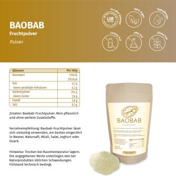 Baobab Fruchtpulver