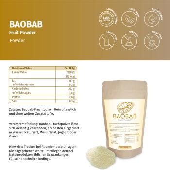 Baobab Fruchtpulver
