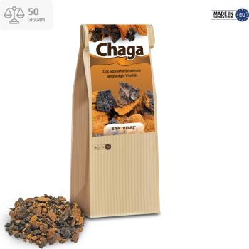 Chaga-Pilz - grob gemahlene natur Brocken - Wildsammlung aus Sibirien
