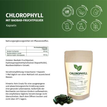 Chlorophyll Kapseln - Geruchsbindung und Frischegefühl