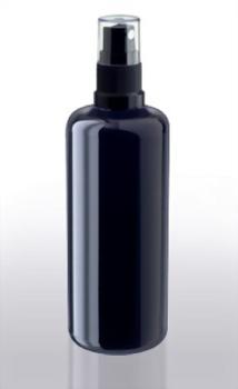 Violettglasflasche Mironglas Lichtschutz  mit Zerstäuber, 100 ml