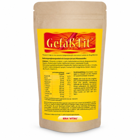 Gefäß Fit | Kapseln | Anti-Aging für Ihre Gefäße