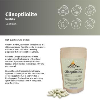 Klinoptilolith Subtilis mit Bacillus Subtilis Kapseln