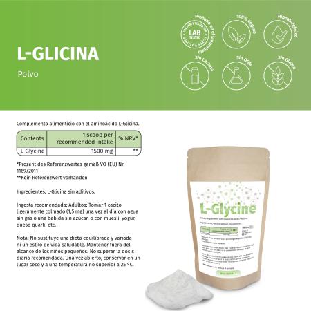 L-Glycin Pulver Rein – Hochdosierte Aminosäure