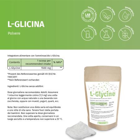 L-Glycin Pulver Rein – Hochdosierte Aminosäure