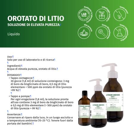 Lithium Orotat & Bor Glycinat Kolloidal Flüssig – Hochreine Laborqualität
