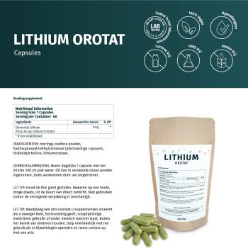 Lithium Orotat Capsules liposomal