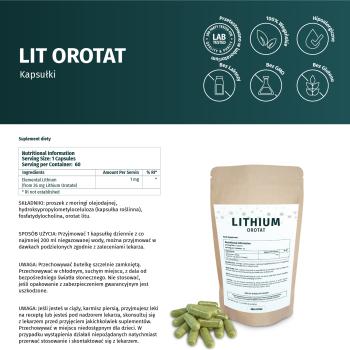 Lithium Orotat Capsules liposomal