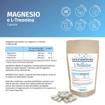 Magnesium L-Threonin, Kapseln - fördern die Muskel- und Nervenfunktion