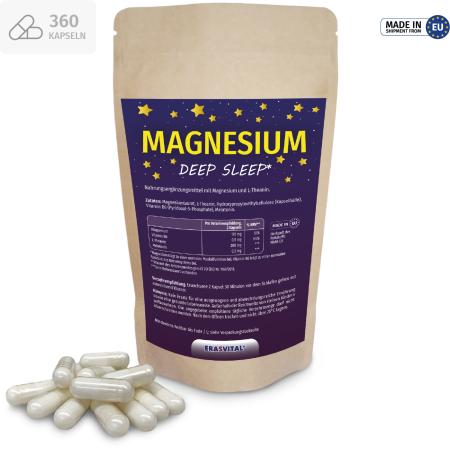 Preview: Magnesium Deep Sleep mit Melatonin, Kapseln - für besseren Schlaf