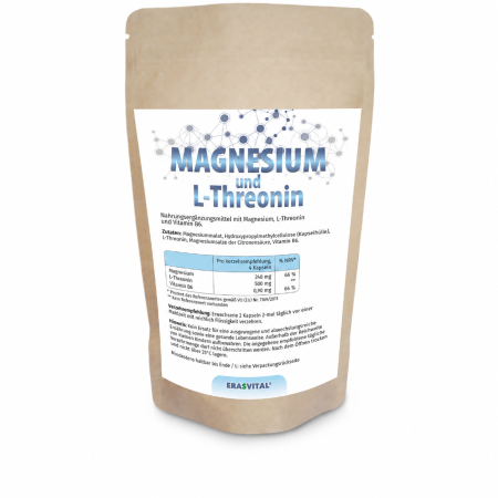 Magnesium L-Threonin, Kapseln - fördern die Muskel- und Nervenfunktion