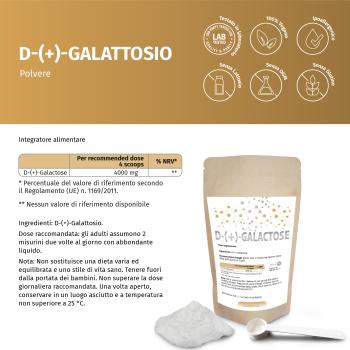 D-(+)-Galactose Pulver - Zum Schutz der Gehirnfunktionen und für mehr Energie, Lactosefrei
