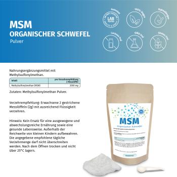 MSM - Methyl Sulfonyl Methan
