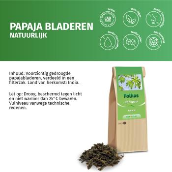 Papaya Blätter und Stängel geschnitten, Indien
