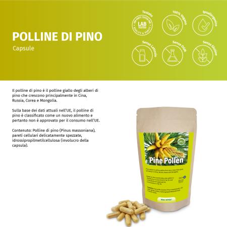 polline di pino capsule