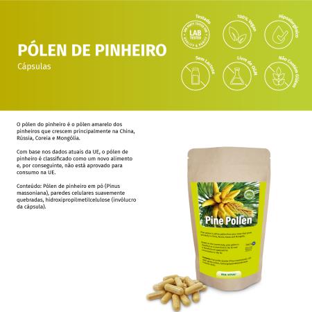 Polen de pinheiro capsulas