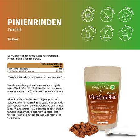 Preview: Pinien Rinden Extrakt Pulver