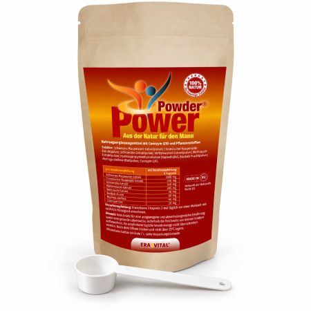 PowerPowder® Pulver - aus der Natur für den Mann
