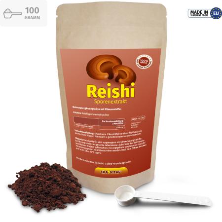 Reishi Sporen Extraktpulver. Vegan.