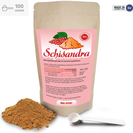 Preview: Schisandra Extrakt Pulver 10:1 – Schisandra chinensis Premium Extrakt vegan & naturrein
