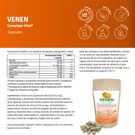 Venen Vitalkomplex - Natürlich starke Unterstützung für gesunde Venen