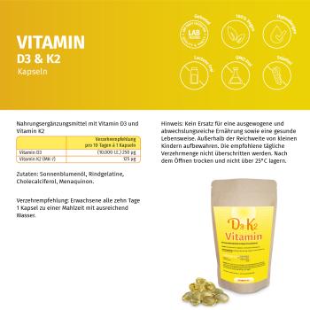 Vitamin D3 mit Vitamin K2