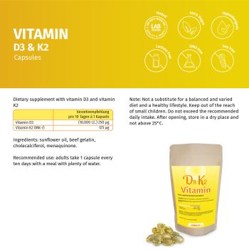 Vitamin D3 mit Vitamin K2