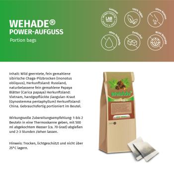 WehAde - ein leckere Natur-Kraftee - Jiaogulan