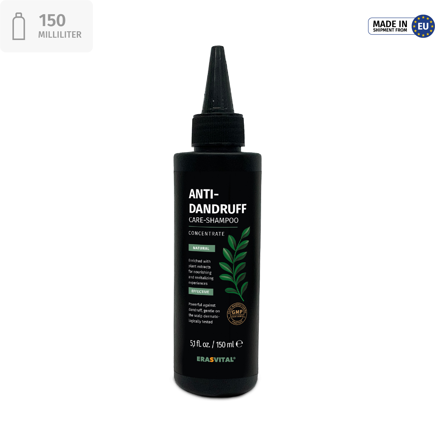 Amavital Hautausgleichendes Shampoo Gegen Schuppen – 250 Ml Mit Copaiba-Öl & Kornblumenextrakt – Sanfte Pflege Für Glänzendes Haar