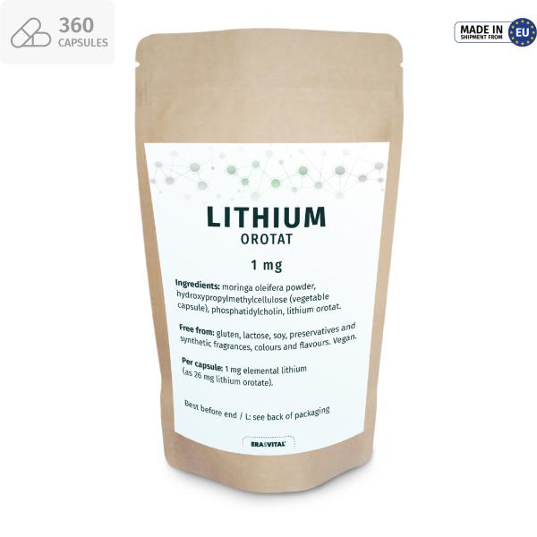 Lithium Orotat liposomal 1 mg per capsule