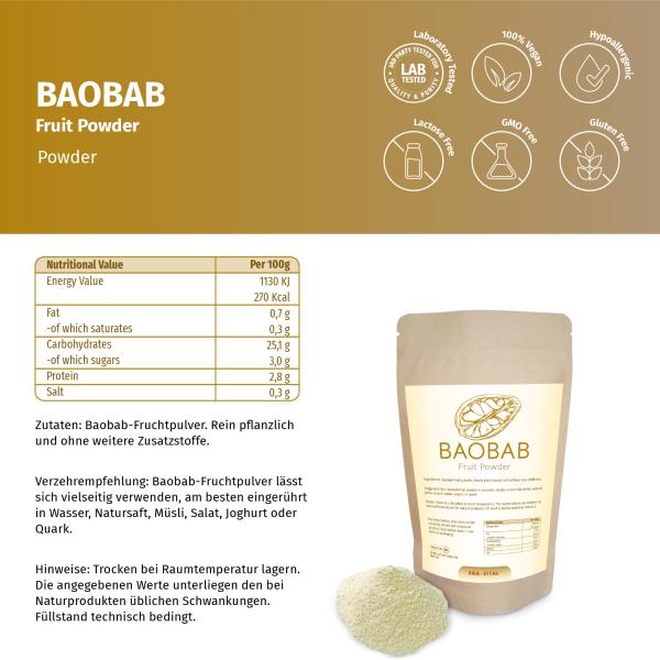 Baobab Fruchtpulver
