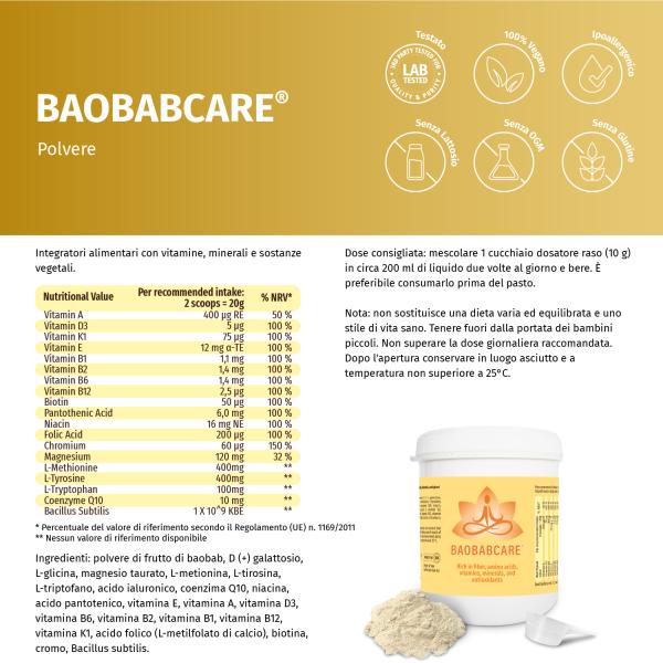 BAOBABCARE® Pulver - Ein Verdauungsschrittmacher