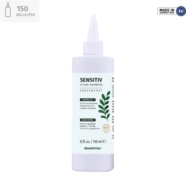 Shampoo Sensitiv - sulfatfrei, mit Kräuterextrakten und Ectoin für empfindliche Kopfhaut