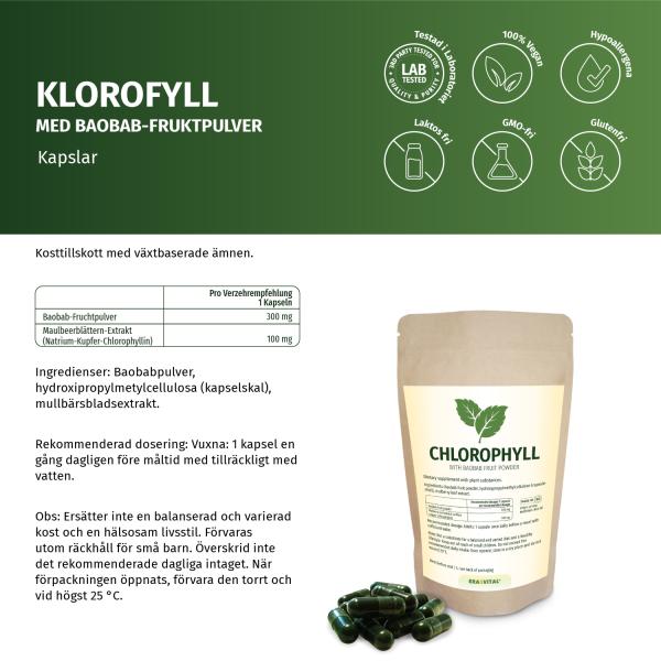 Chlorophyll Kapseln - Geruchsbindung und Frischegefühl