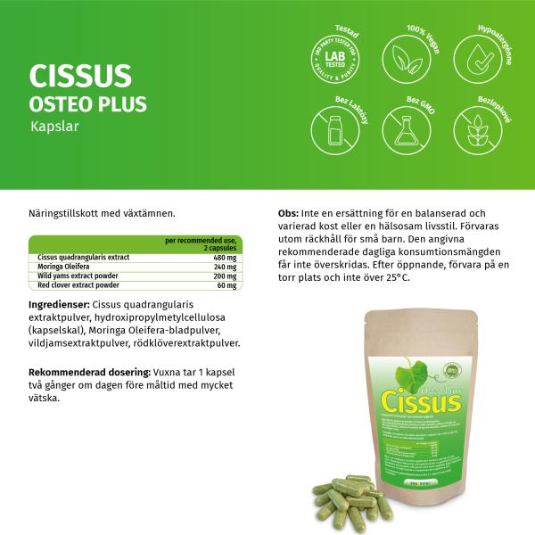 Cissus Osteo Plus Kapseln