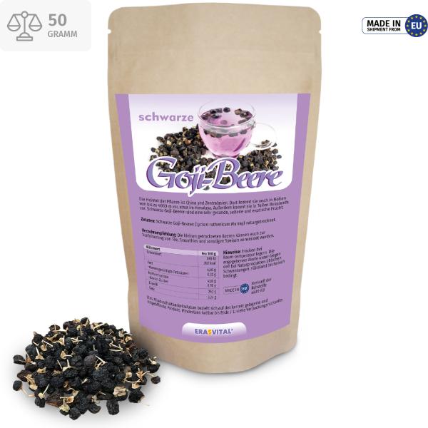 Schwarze Goji Beeren