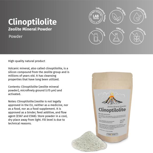 Klinoptilolith Zeolith Puder