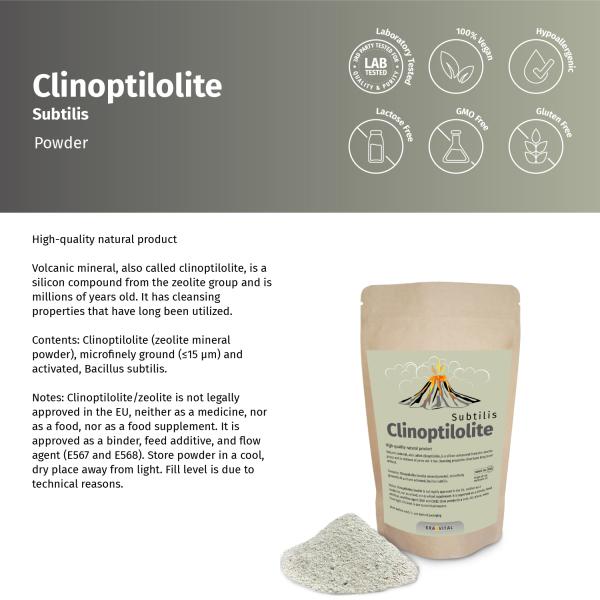 Klinoptilolith Subtilis mit Bacillus Subtilis Pulver