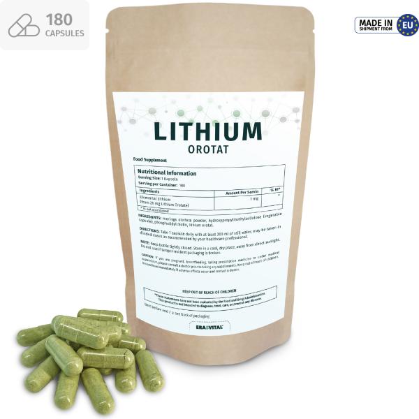 Lithium Orotat liposomal 1 mg per capsule
