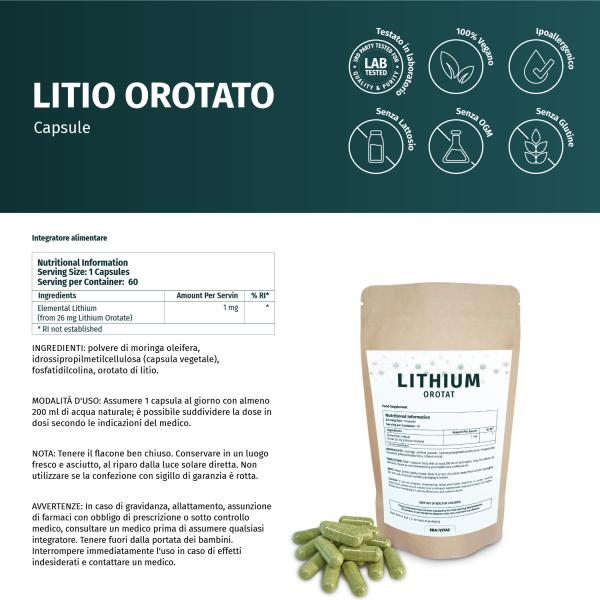 Lithium Orotat Capsules liposomal
