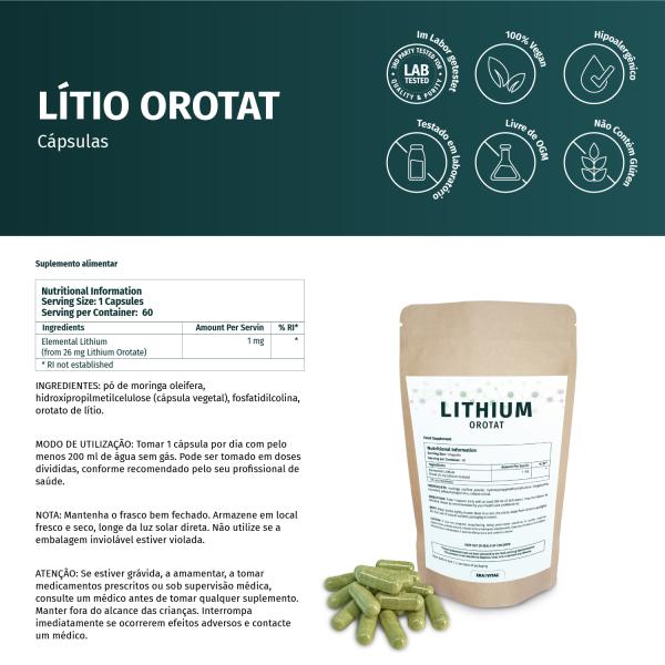 Lithium Orotat Capsules liposomal
