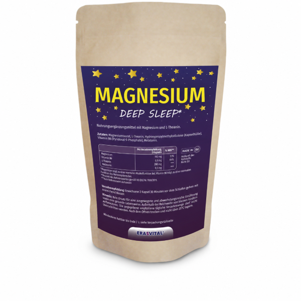 Magnesium Deep Sleep Kapseln mit Melatonin & Vitamin B6