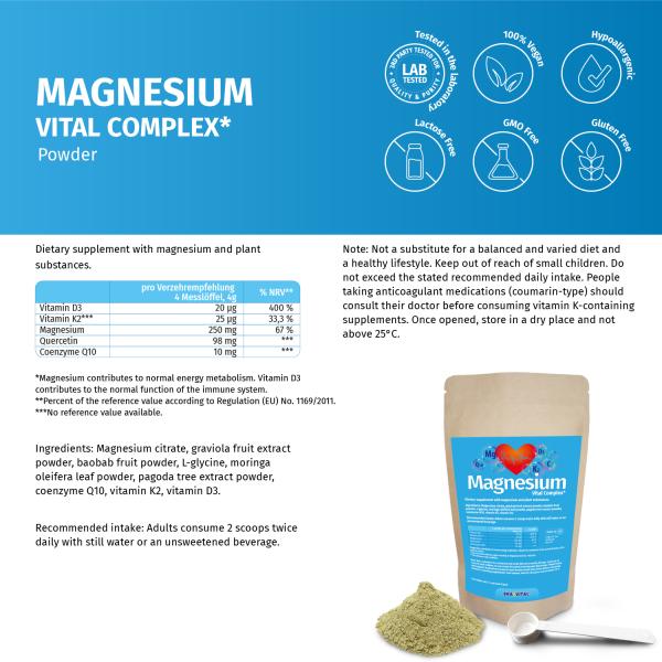 Magnesium Vitalkompex Pulver