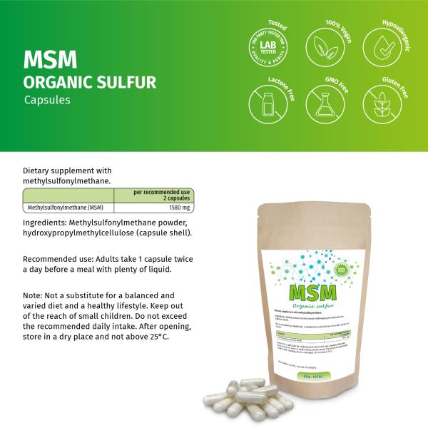 MSM - Methylsulfonylmethan Kapseln