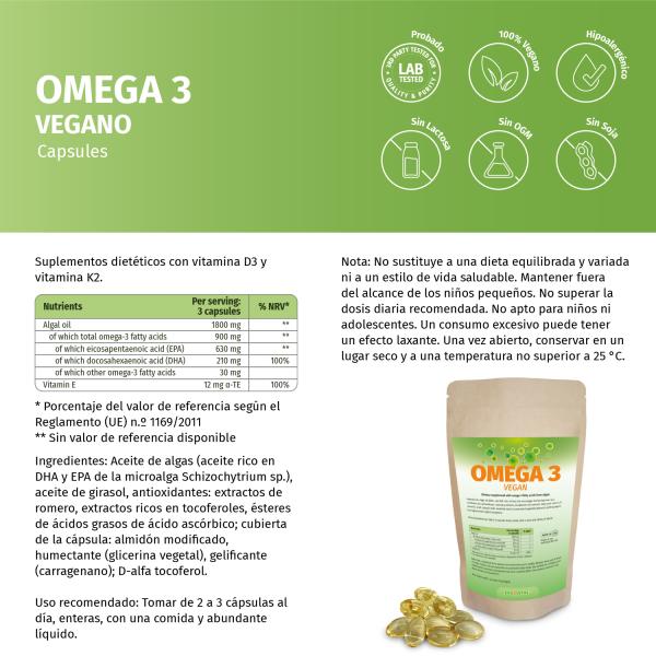 Omega-3-Algenöl - vegane Quelle für EPA und DHA